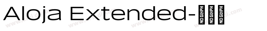 Aloja Extended字体转换